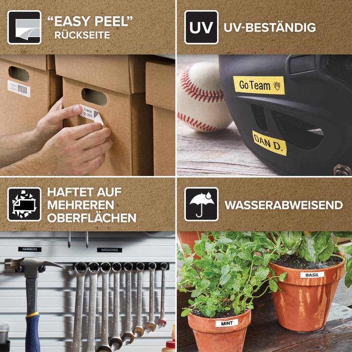 Productafbeelding Dymo S0720540 Standaard tape (1.20 cm, Blauw)