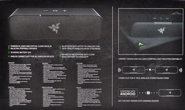 Image du produit Razer Leviathan Mini (10 h, Fonctionnement sur batterie)
