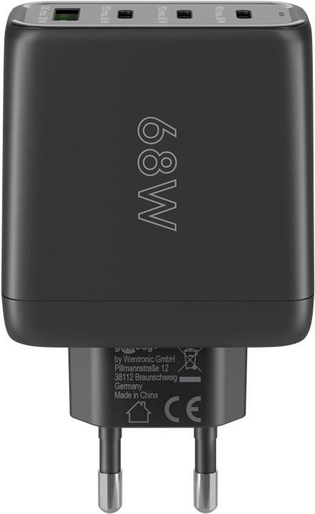 Produktbild Goobay USB-C Multiport Schnellladegerät mit GaN Technologie (68 W)