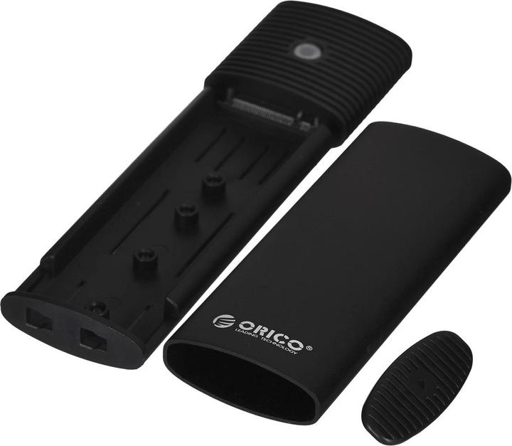 Image du produit Orico Boîtier externe M.2 NVMe, PWM2-G2-BK-EP, USB-C, 10Gbps (Noir) (M.2)