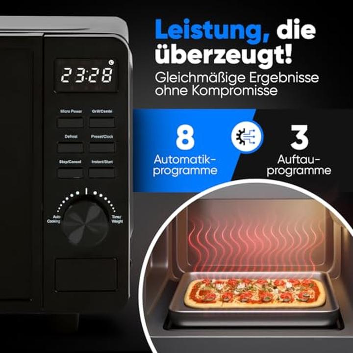 Produktbild Proficook PC-MWG 1278 Mikrowelle 700 W schwarz (20 l)