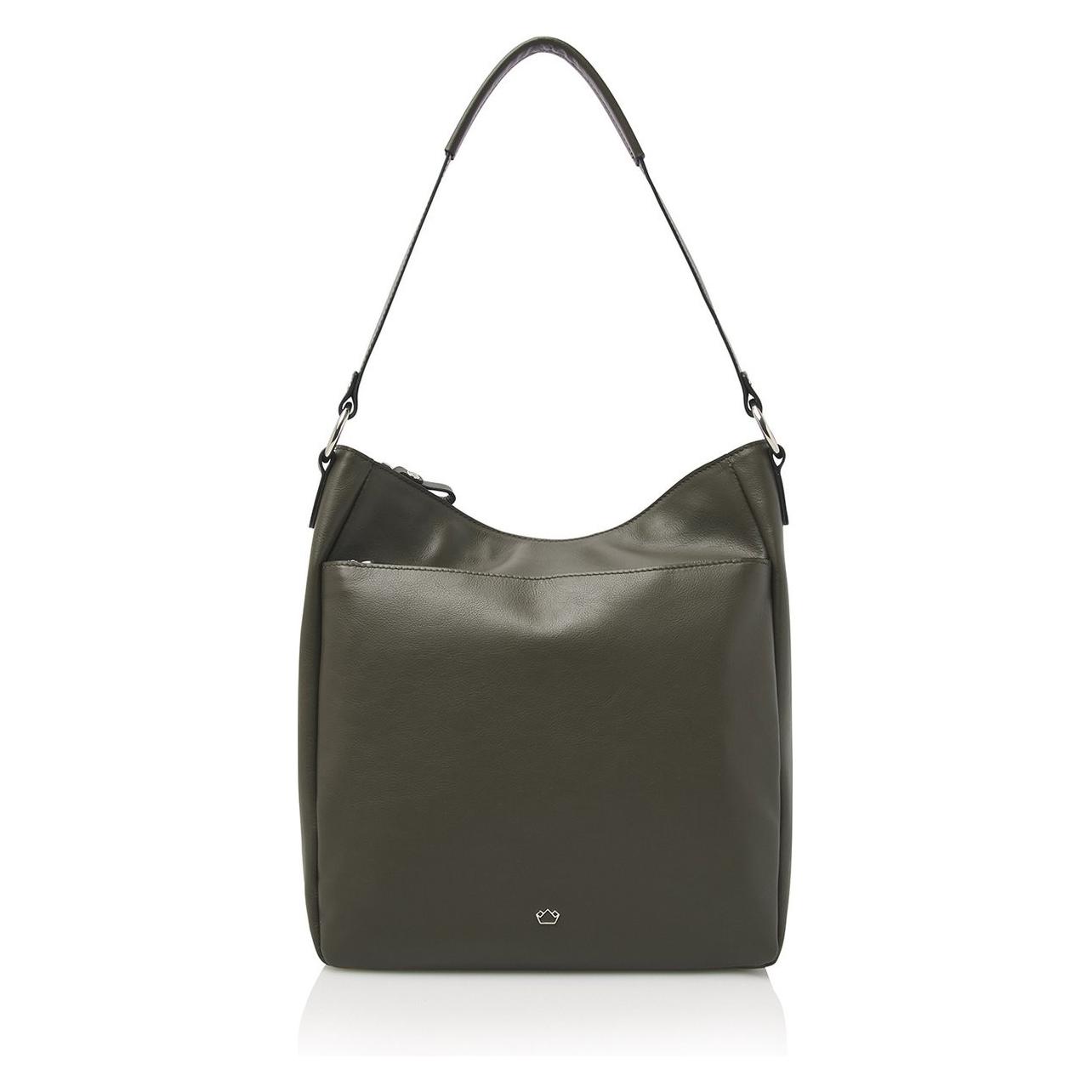 Castelijn & Beerens, Vrouwen, Tas, - Babette Nappa Hobo Groen, Groen