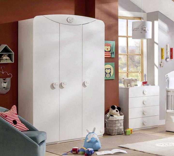 Image du produit Cilek Armoire en coton pour bébé 3 portes (132 cm)
