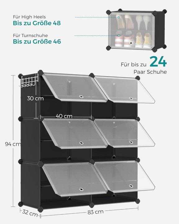 Produktbild Songmics Sneak (82 x 32 x 92 cm)