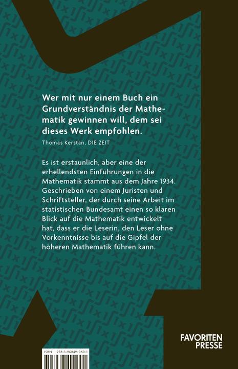 Immagine prodotto Vom Einmaleins zum Integral (Tedesco, Egmont Colerus, Thomas Kerstan, 2023)