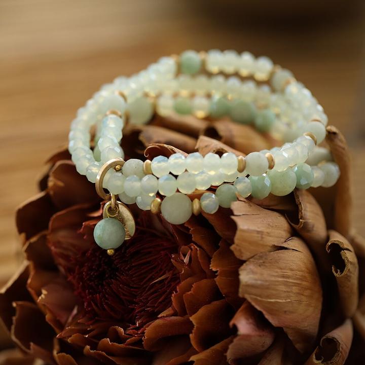 Immagine prodotto Andreani Armband aus echtem Cuprit mit Anhänger (18 cm, Cuprite)