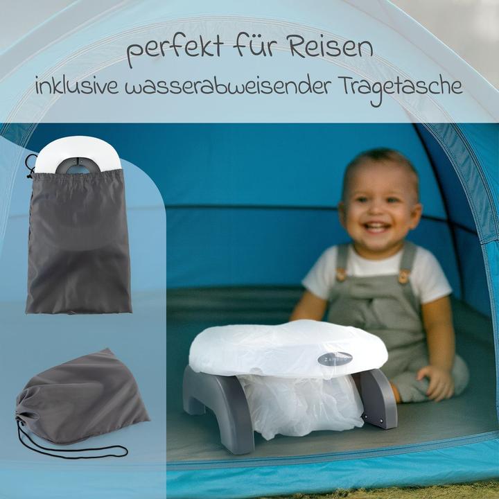 Produktbild Zamboo Töpfchen Reisetöpfchen / faltbarer Toilettensitz inkl.