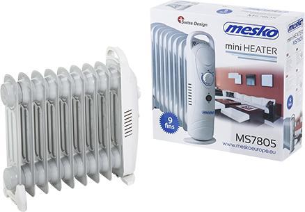 Immagine prodotto Mesko MS7805 Riscaldatore elettrico per ambienti Riscaldatore ad olio per interni (1000 W)