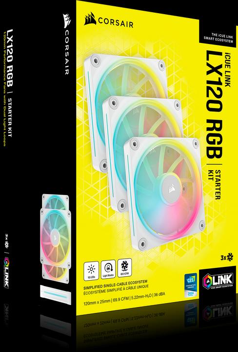 Produktbild Corsair LX120 (120 mm, 3 x)