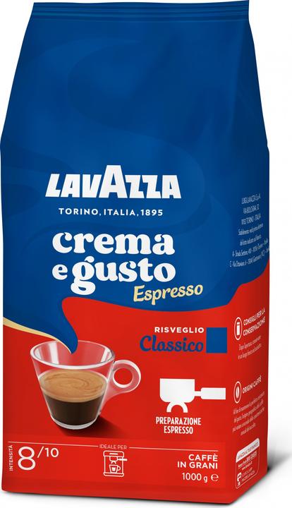 Lavazza Crema e Gusto Espresso (1000 g, Dunkle Röstung)