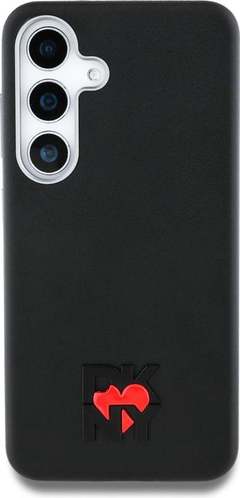 Produktbild DKNY Leather Heart of NY Case for Samsung Galaxy S25 - Black (Samsung Galaxy S25)