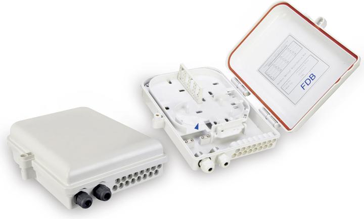 Produktbild Digitus Outdoor FTTH Box für 16 Kabel und 16x LC/DX oder 16x SC/SX