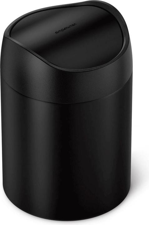 Immagine prodotto Simplehuman Cestino per rifiuti da 1,5 l, nero opaco (1.50 l)