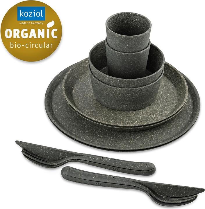 Immagine prodotto Koziol Set di stoviglie 10 pezzi.grigio (10 Pezzo/i)