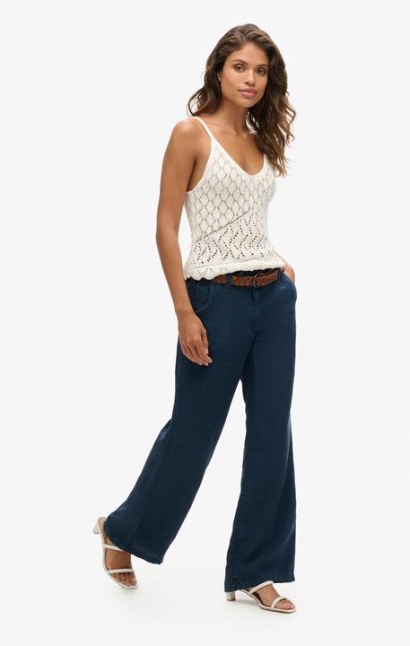 Image du produit Superdry Pantalon taille basse en lin (XL)