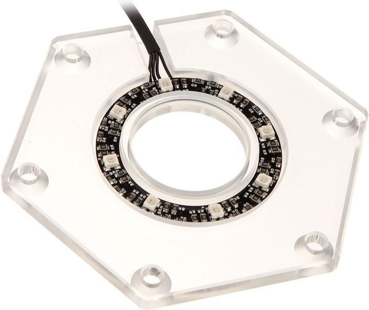 Bitspower Zeshoekig RGB accessoire voor waterreservoir