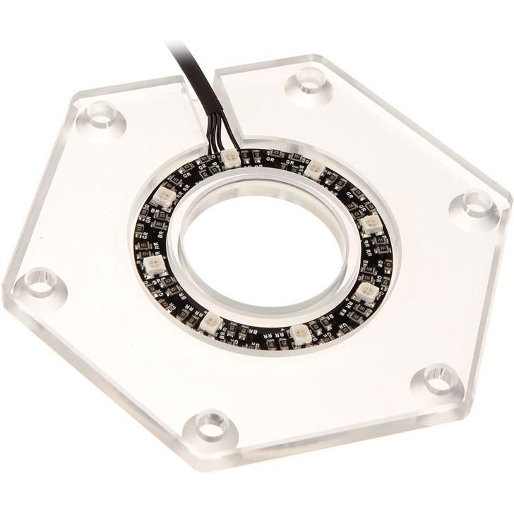 Bitspower Hexagonal RGB accessory for water tank, Wasserkühlung Komponenten Zubehör, Transparent