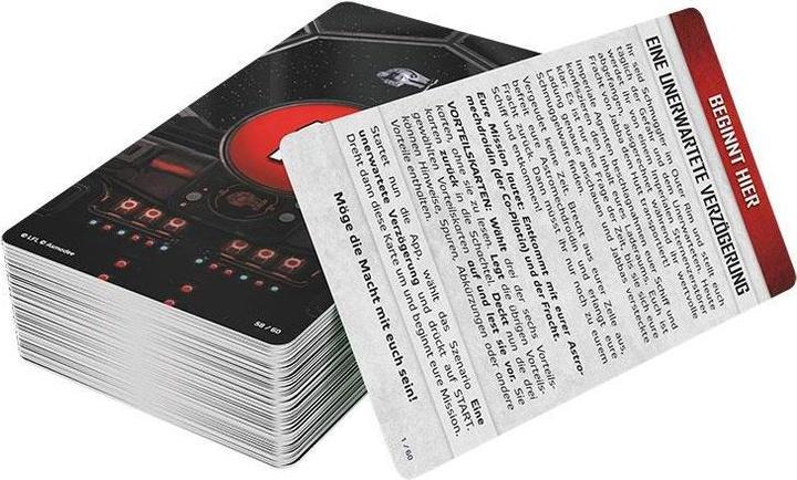 Actual product image Asmodée SCOD0059 - Unlock! Star Wars-Unexpected delay, single scenario (DE edition) (German, 1 - 6 Players)