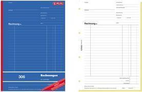 Image du produit Herlitz Livret de formulaires "Facture 777,20cm (306"), DIN A4, 2 x 40 feuilles (80 x)