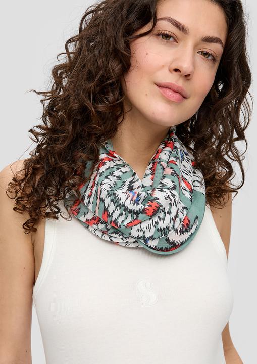 Immagine prodotto s.Oliver Snood Loop-Schal mit All-over-Muster