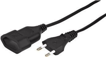 Produktbild E+P SVE 4 1AC outlet(s) 3m Schwarz Verlängerungskabel (3 m)