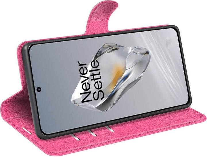 Actual product image Cover-Discount OnePlus 12 - Leather case cover pink (OnePlus 12)