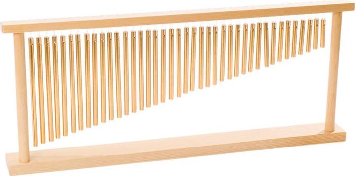 Betzold Musik Stativ mit 40 Bar-Chimes + Schlägel (Drumsticks)