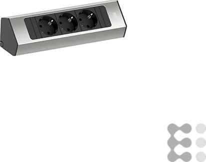 Image du produit Bachmann CASIA 2 3xCEE7/3 2,0m AEH aspect inox (3 x, CEE 7/3, 2 m)