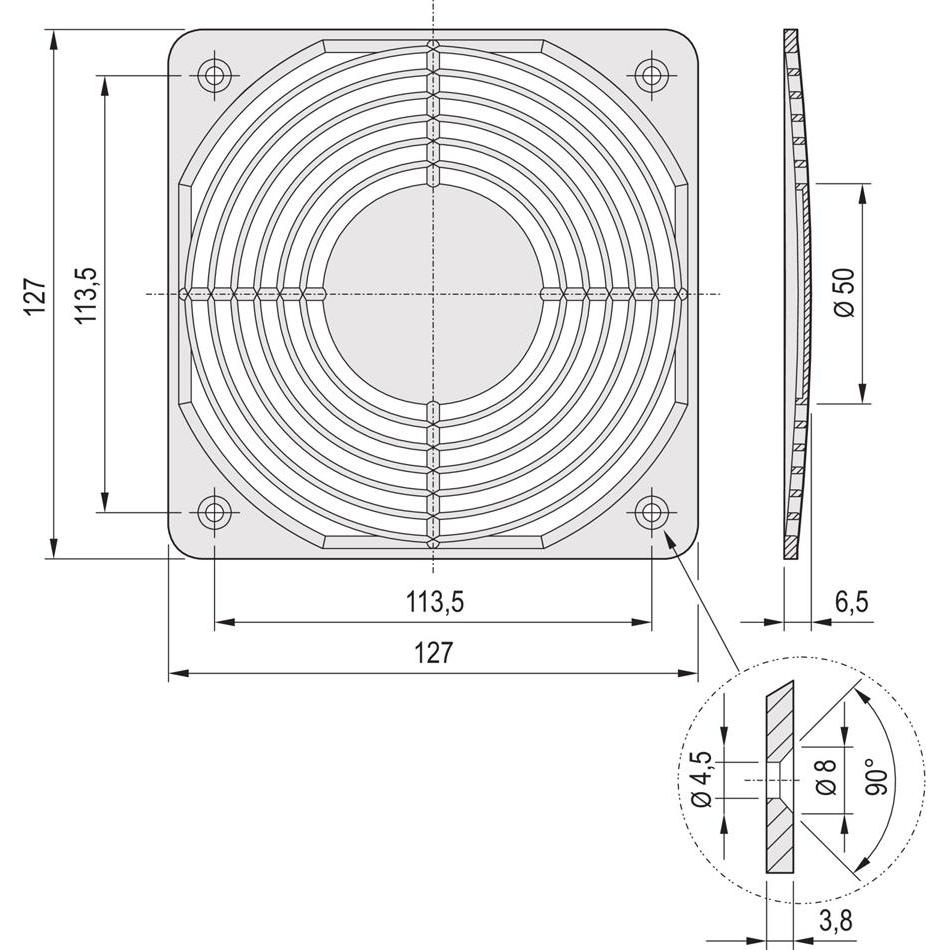 Schroff Ventilatore, Accessori Per Armadio Rack