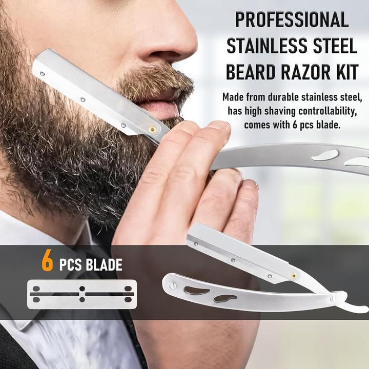 Image du produit ‎Cusmay Kit de soins de la barbe 11 en 1 (60 ml)