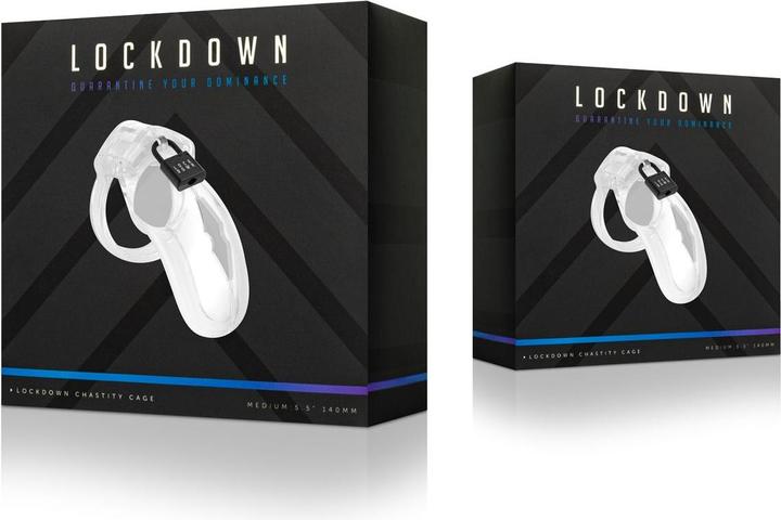 Image du produit Lockdown Cage de chasteté Transparent - Moyen