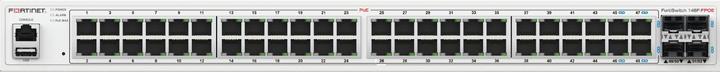 Produktbild Fortinet FS-148F-FPOE - L2 - Gigabit Ethernet (10/100/1000) - Power over Ethernet (PoE) - (48 Ports)
