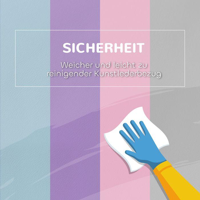 Swisshandel24 Bausteinset 5er-Set Schaumstoff Bausteine Bauspielzeug, 1-3 Jahre, pink