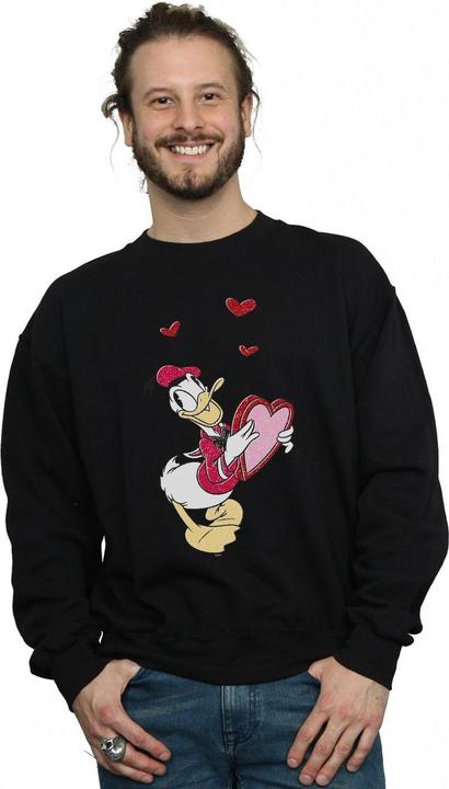 Immagine prodotto Disney Donald Duck Love Heart Felpa Uomo (M)