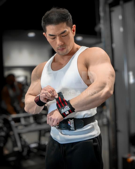 Actual product image Schiek Wrist bandages 1112 BLACK (One size)