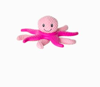 Immagine prodotto Kiwi Walker Gioco per cani 2 in 1 Polpo e Stella Marina Blu (Cane di peluche)