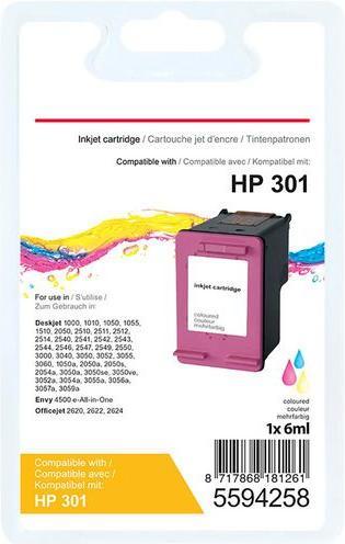 Produktbild Office Depot Tintenpatrone Kompatibel HP 301 CH562EE Cyan, Magenta, Gelb (M, C, Y)