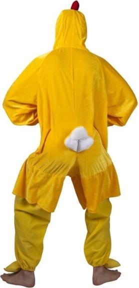 Immagine prodotto Boland Costume da pollo in peluche unisex: tuta con cappuccio (S)