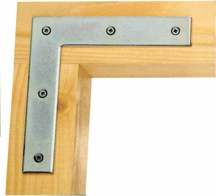 Image du produit Alberts Cornière d'angle carrée 160 x 160 x 30 mm, galvanisée sendzimir, 1 pièce (Angles d'angle, 1 pcs)