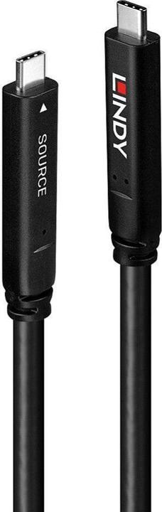Actual product image Lindy USB 3.2 Gen 1 & DP 1.4 Type C Hybrid Cable (10 m, USB 3.2 Gen 1, 180 W)
