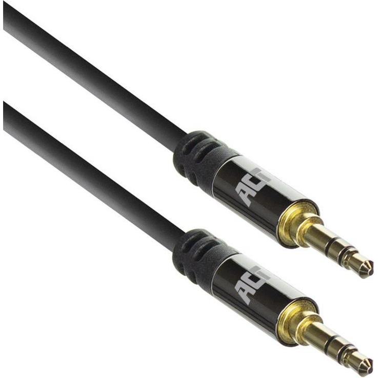 ACT 10 meters High Quality audio connection cable 3.5 mm stereo jack male - male (10 m, 3.5mm Klinke (AUX)), Audio Kabel