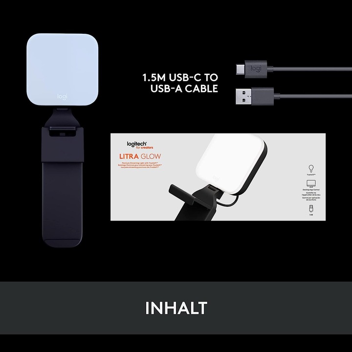 Immagine prodotto Logitech Litra Glow (Videocamera)
