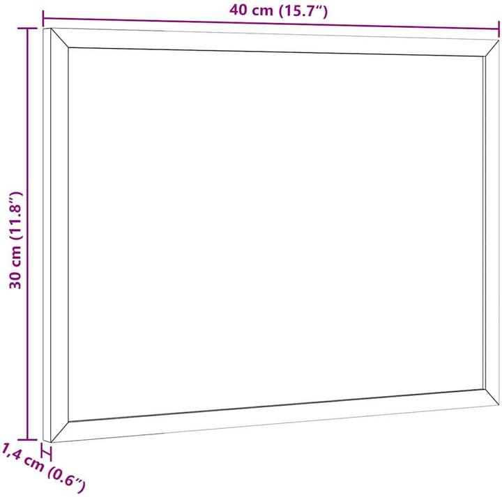 Image du produit vidaXL Whiteboard (40 x 30 cm)