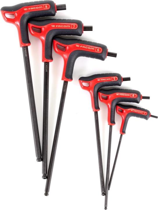 Actual product image Facom Hexagon socket screwdriver set with T-handle