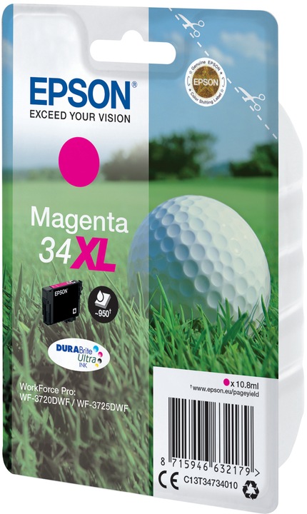 Produktbild Epson 34XL DuraBrite Ultra (M)