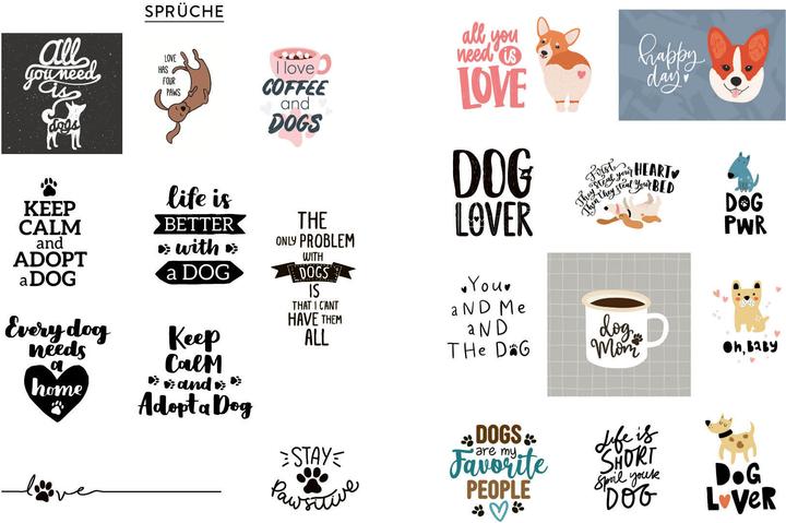 Actual product image Bullet Journal Sticker Book - Dog Happiness