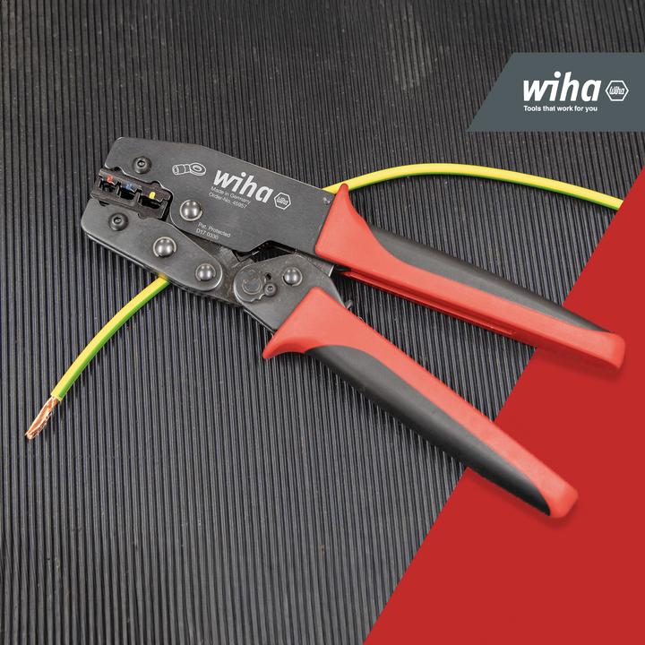 Produktbild Wiha 45956 Crimpzange 1 Stück Aderendhülsen 0.75 bis 16mm² (220 mm)