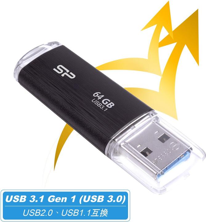 Actual product image Silicon Power Blaze B02 (64 GB, USB-A)
