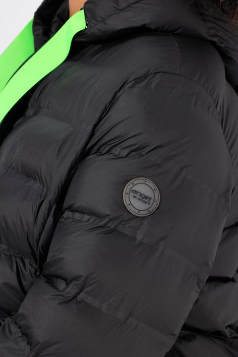 Produktbild Angel of Style Steppmantel, Straight Fit, Kapuze, Neon-Bänder (44)