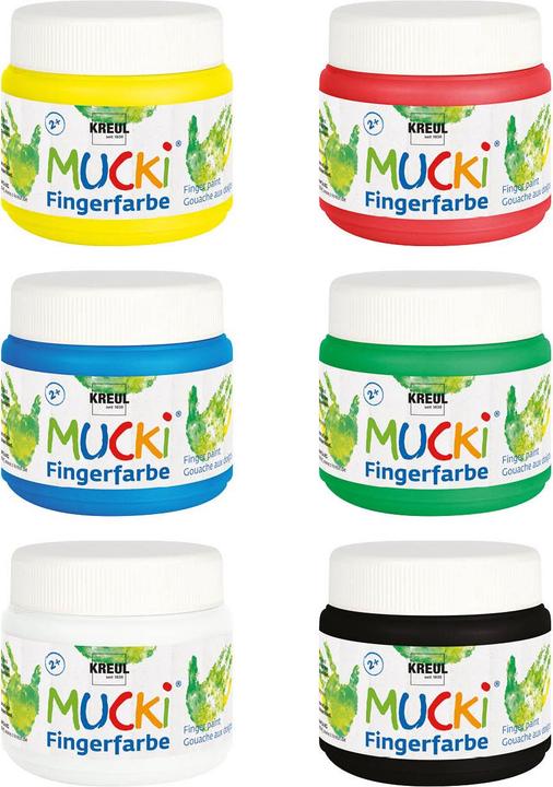 Produktbild Kreul MUCKI Fingerfarben (Bunt, 900 ml)